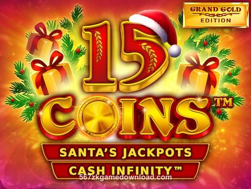 15 Coins Grand Gold Edition Santas Jackpots interface